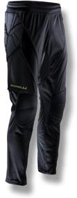 img 4 attached to 👖 Storelli ExoShield Full-Length Padded Soccer Goalkeeper Pants: Premium Hip and Knee Protection in Black