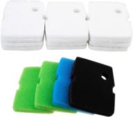 aquaneat cascade 1200/1500 generic floss canister filter pads - compatible ccf4ul/ccf5ul sponge media for aquarium logo