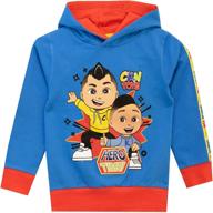 ckn toys boys hoodie red boys' clothing logo