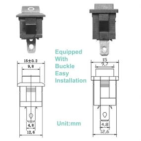 img 1 attached to 🔘 5Pcs Rocker Switch Position QTEATAK - Premium Quality & Easy Installation
