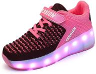 rechargeable girls' roller sneakers by chiximaxu logo