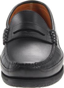 img 3 attached to 👞 Black Leather Men's Mephisto Penny Loafer Shoes