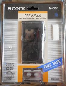 img 2 attached to Sony Pressman M-330: Your Ultimate Microcassette Recorder Solution