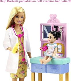 img 2 attached to 👩 Pediatrician Barbie Playset with Stethoscope for Patients