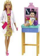👩 pediatrician barbie playset with stethoscope for patients logo