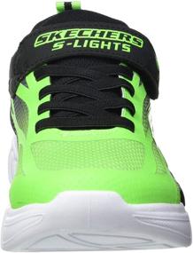 img 3 attached to 👟 Сникерсы Skechers Flex Glow Dezlo для мальчиков-малышей в среднем размере.