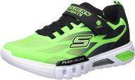 👟 сникерсы skechers flex glow dezlo для мальчиков-малышей в среднем размере. логотип