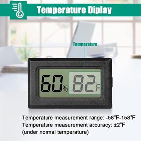 img 2 attached to EEEKit 8-Pack Mini Thermometer Hygrometer