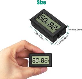 img 1 attached to EEEKit 8-Pack Mini Thermometer Hygrometer