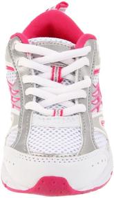 img 3 attached to 👟 Reese Sneaker: Little Silver Turquoise Girls' Shoes - Cute & Stylish Footwear for Girls!