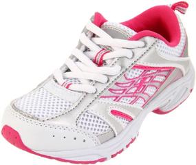 img 4 attached to 👟 Reese Sneaker: Little Silver Turquoise Girls' Shoes - Cute & Stylish Footwear for Girls!
