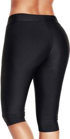 img 3 attached to 👗 Black Women's Clothing and Swimsuits: Women's Shorts Tankini Swimwear and Cover Ups