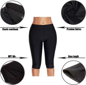 img 2 attached to 👗 Black Women's Clothing and Swimsuits: Women's Shorts Tankini Swimwear and Cover Ups