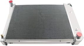 img 1 attached to 🔥 High-performance 56MM 3 Row Core Aluminum Radiator for 1969-1974 Nova Firebird, 1967-1981 Camaro, 1980-85 Impala, and More Buick GM Models