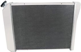 img 3 attached to 🔥 High-performance 56MM 3 Row Core Aluminum Radiator for 1969-1974 Nova Firebird, 1967-1981 Camaro, 1980-85 Impala, and More Buick GM Models