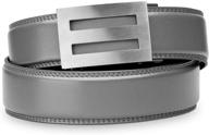 👔 premium full grain leather belt with intrepid stainless buckle logo