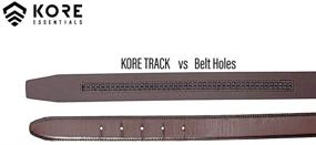 img 2 attached to 👔 Premium Full Grain Leather Belt with Intrepid Stainless Buckle