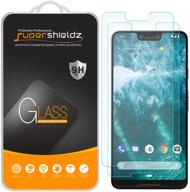 📱 премиум (2 шт) supershieldz защитное стекло для экрана google pixel 3 xl - 0,33 мм, антицарапин, без пузырей логотип