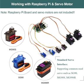 img 1 attached to 🤖 Модуль привода сервомоторов MakerFocus I2C PWM с 16 каналами, разрешением 12 бит, совместимый с Raspberry Pi 4, 3B+, 3B, Zero/Zero W/Zero WH и Jetson Nano.