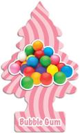 🌲 little trees hanging tree car air freshener - long lasting bubble gum scent for auto or home - 24 count (4 packs of 6) logo