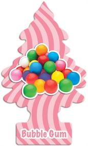 img 4 attached to 🌲 Little Trees Hanging Tree Car Air Freshener - Long Lasting Bubble Gum Scent for Auto or Home - 24 Count (4 Packs of 6)