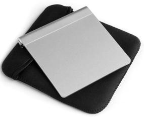 img 1 attached to Grifiti Chiton 7 Neoprene Sleeve for Apple Superdrive, CD, DVD, Optical External Drive, Trackpad, and Other Devices - 7 X 7 Inches with Extra Pocket