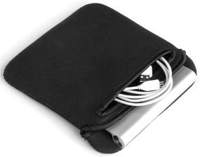 img 4 attached to Grifiti Chiton 7 Neoprene Sleeve for Apple Superdrive, CD, DVD, Optical External Drive, Trackpad, and Other Devices - 7 X 7 Inches with Extra Pocket