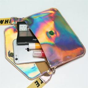 img 1 attached to 🌈 Monique Holographic Envelope Cross Body Women's Handbags & Wallets - Vibrant and Colorful