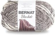 🧶 bernat blanket yarn, silver steel: luxuriously soft and durable winter knitting/crochet yarn with a silver sheen logo