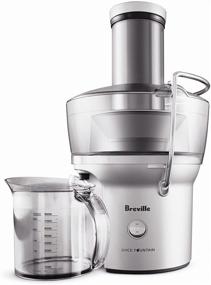 img 1 attached to 🍊 Breville BJE200XL Compact Juice Fountain: Centrifugal Silver Juicer - Dimensions: 10" x 10.5" x 16