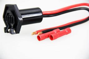 img 3 attached to Pactrade Marine 12V 2-Wire Trolling ⚡️ Моторная вилка и гнездо набор с проводом 8-го калибра.