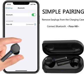 img 3 attached to Беспроводные водонепроницаемые Bluetooth наушники Пасавант