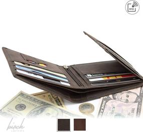 img 2 attached to Ultimate Minimalist Mens Leather Trifold Wallet: Sleek Design & Functionality