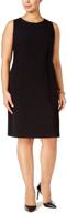 👗 plus size belted sheath dress for women by nine west logo