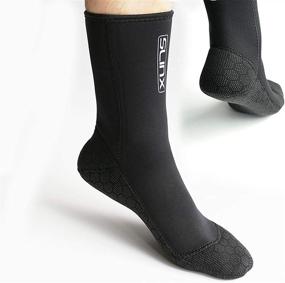 img 2 attached to 🧦 Dizokizo 3mm Neoprene Wetsuit Socks - Thermal Anti-Slip for Men and Women Snorkeling, Swimming, Surfing, Sailing, Kayaking, Diving