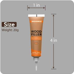 img 2 attached to 🛠️ NADAMOO Wood Furniture Repair Kit: Fix Scratches & Touch Up Wood Surfaces - 12 Light Color Kit for Floor, Table, Door, Cabinet Veneer - Oak, Maple, Black, White, Gray