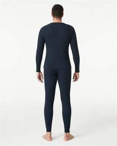 img 2 attached to 🔥 LAPASA Premium Waffle Knit Thermal Underwear Set for Men - Long Sleeve Shirt & Pants, Top & Bottom Long Johns (Thermoflux M60)