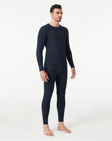 img 3 attached to 🔥 LAPASA Premium Waffle Knit Thermal Underwear Set for Men - Long Sleeve Shirt & Pants, Top & Bottom Long Johns (Thermoflux M60)