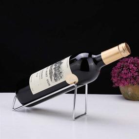 img 1 attached to Metal Wine Freestanding Tabletop Holder