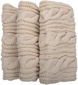 img 3 attached to NEOSAN Womens Ribbed Winter Infinity Women's Accessories and Scarves & Wraps