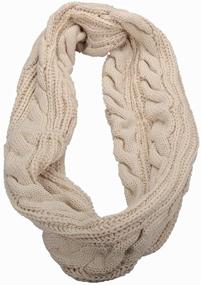 img 2 attached to NEOSAN Womens Ribbed Winter Infinity Women's Accessories and Scarves & Wraps