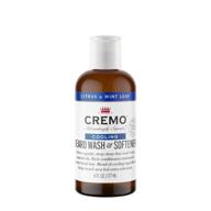 🌿 cremo citrus mint leaf 2n1 cooling beard and face wash - ultimate cleansing for coarse facial hair, 6 oz logo