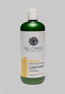 🌿 organic henna conditioner by mill creek - 16 fl. oz. (473ml) logo