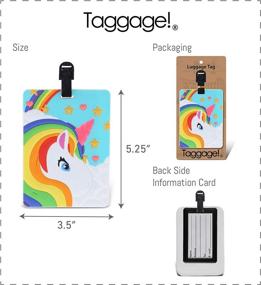 img 3 attached to Taggage Unicorn Идентификация багажной бирки