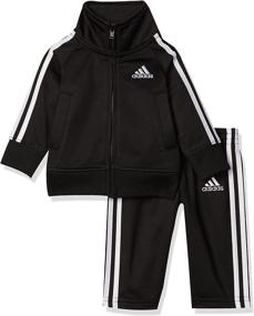 img 4 attached to 👕 Adidas Tricot Jacket: Vibrant Active Boys' Clothing for a Stylish Look