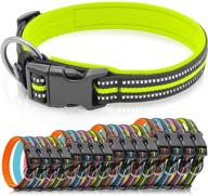 🐶 stay safe with high reflective neoprene padded dog collars - visible and comfortable for large, medium, small dogs & puppies logo