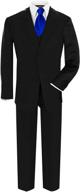 black boys' gn214 formal dresswear for suits & sport coats - boys' clothing logo