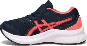 img 3 attached to 👟 Revive Your Runs in Style: ASICS Black Reborn Girls' Running Shoes