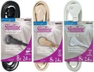 slimline extension 3 wire white 8 foot logo