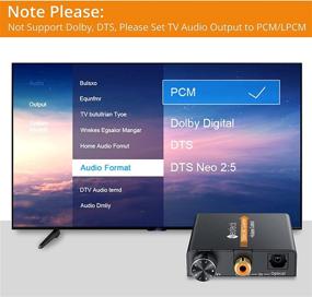 img 1 attached to Neoteck 192kHz Digital to Analog Converter DAC with Volume Control - Coaxial/Optical to Stereo RCA & 3.5mm Audio Adapter